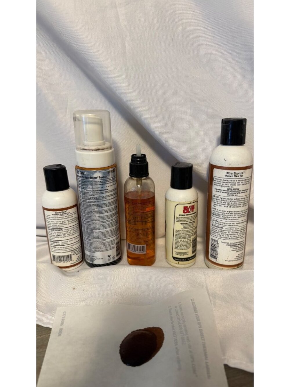 Vintage Pro Tan Ultra Bronze Blow Out & Muscle Sheen Tanner Lot Pre-Owned Mixed - Picture 2 of 10